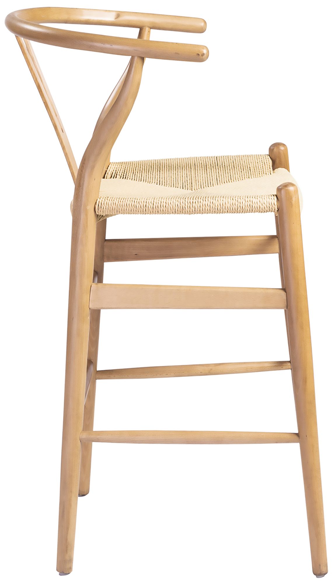 Evelina 26" Natural Wood Counter Stool