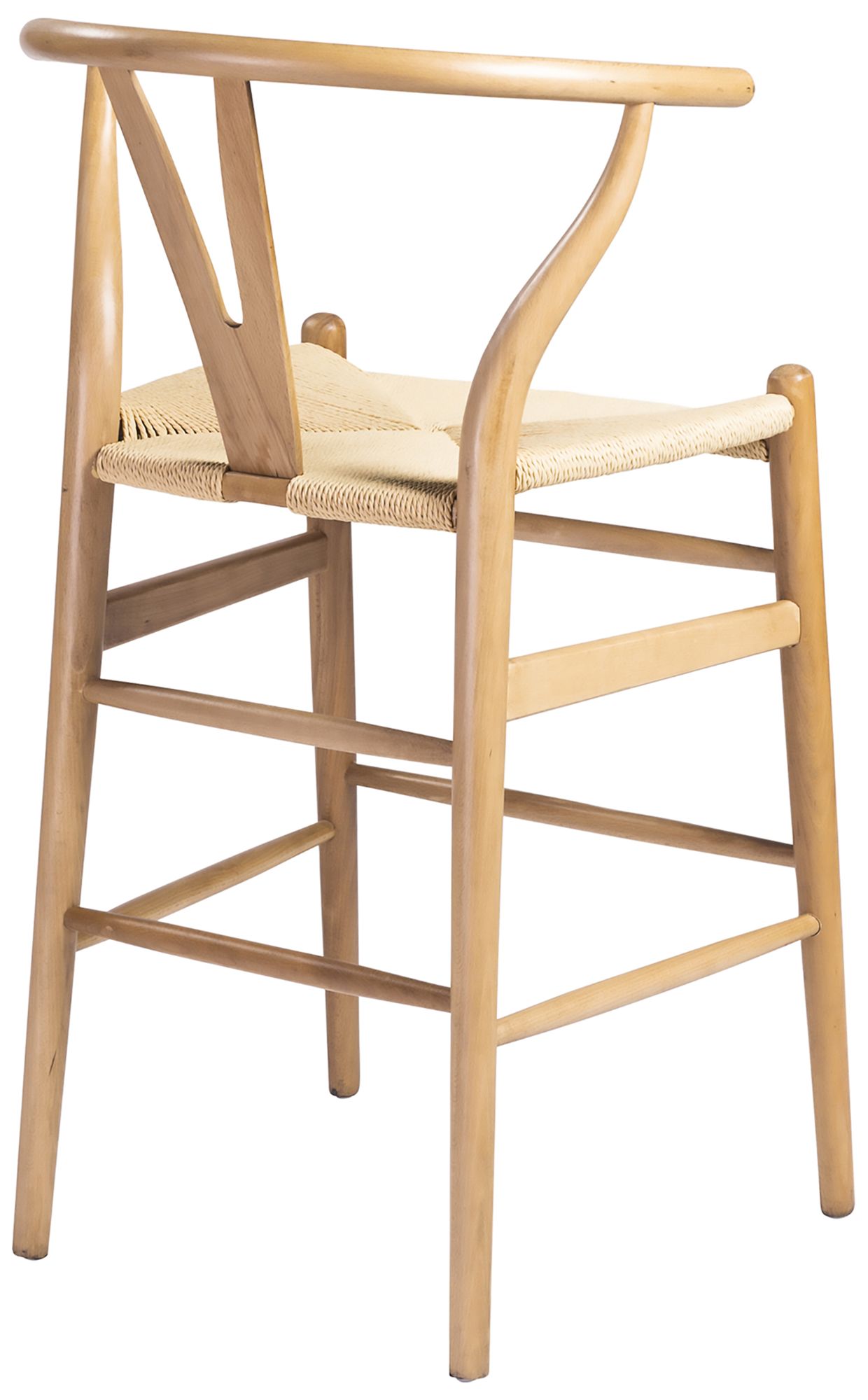 Evelina 26" Natural Wood Counter Stool