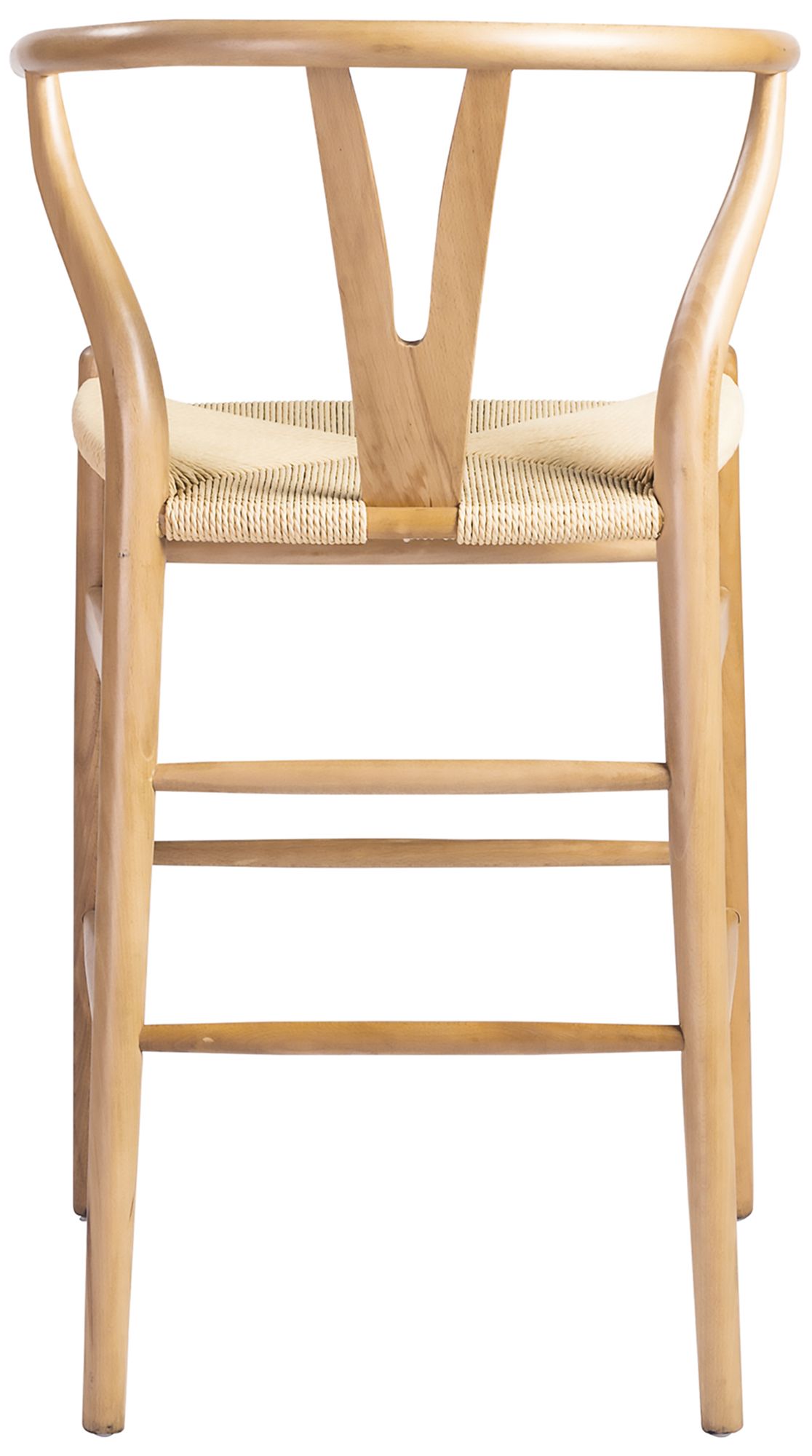 Evelina 26" Natural Wood Counter Stool