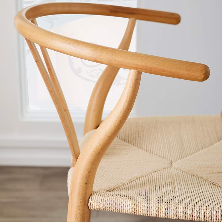 Image 4 Evelina 30 1/4" Natural Wood Bar Stool more views