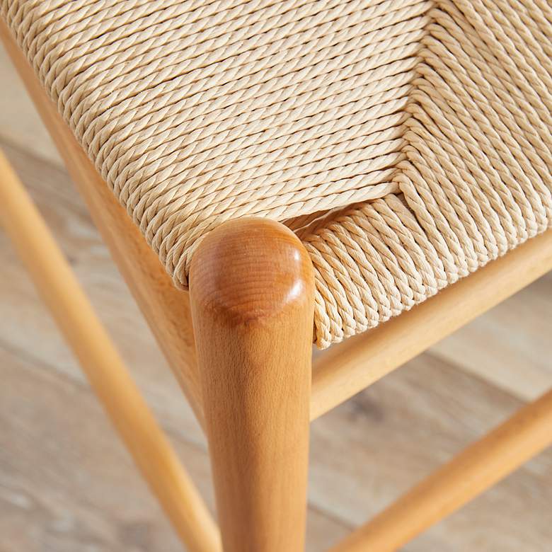 Image 5 Evelina 30 1/4" Natural Wood Bar Stool more views