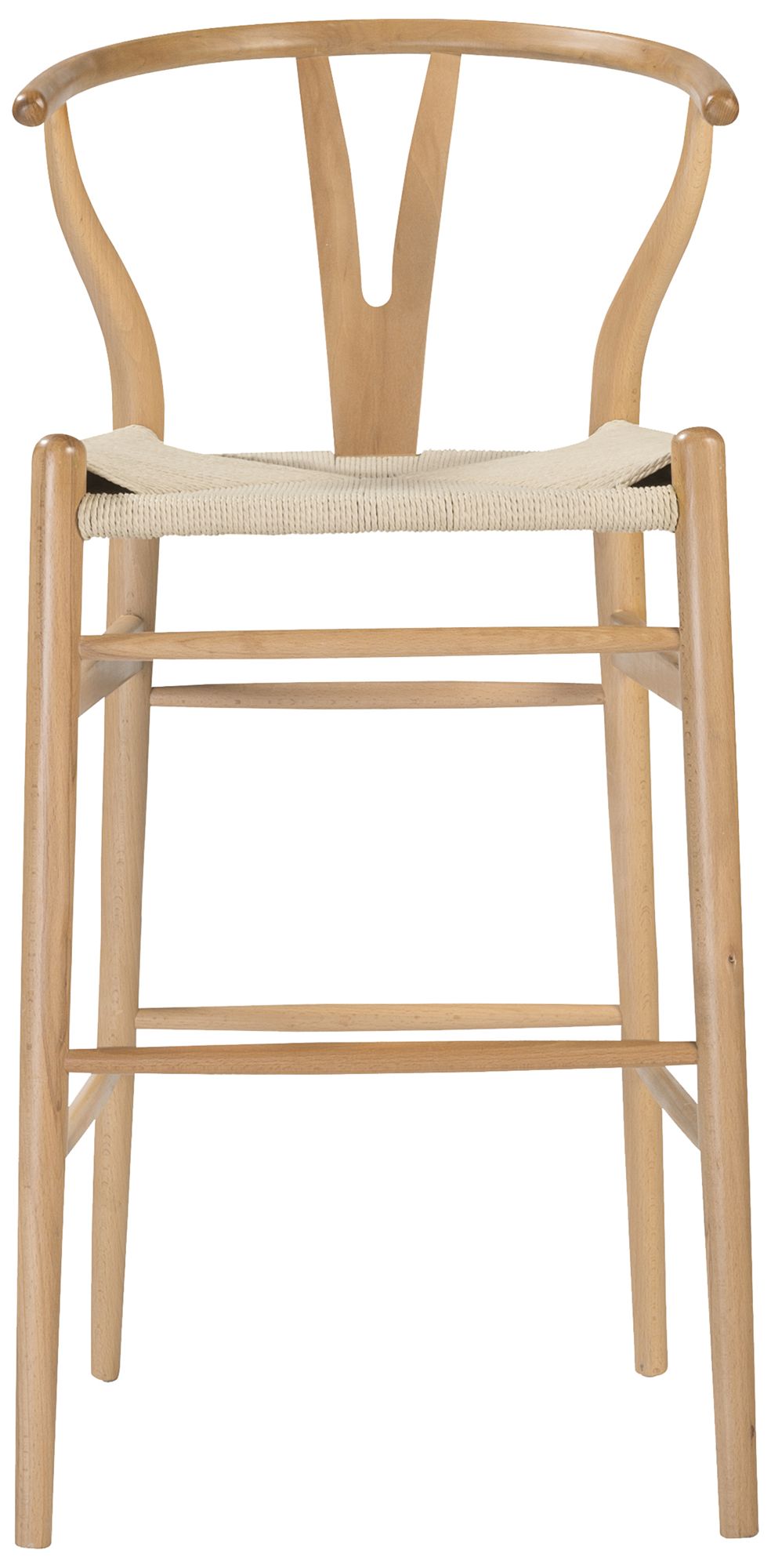 Evelina 30 1/4" Natural Wood Bar Stool
