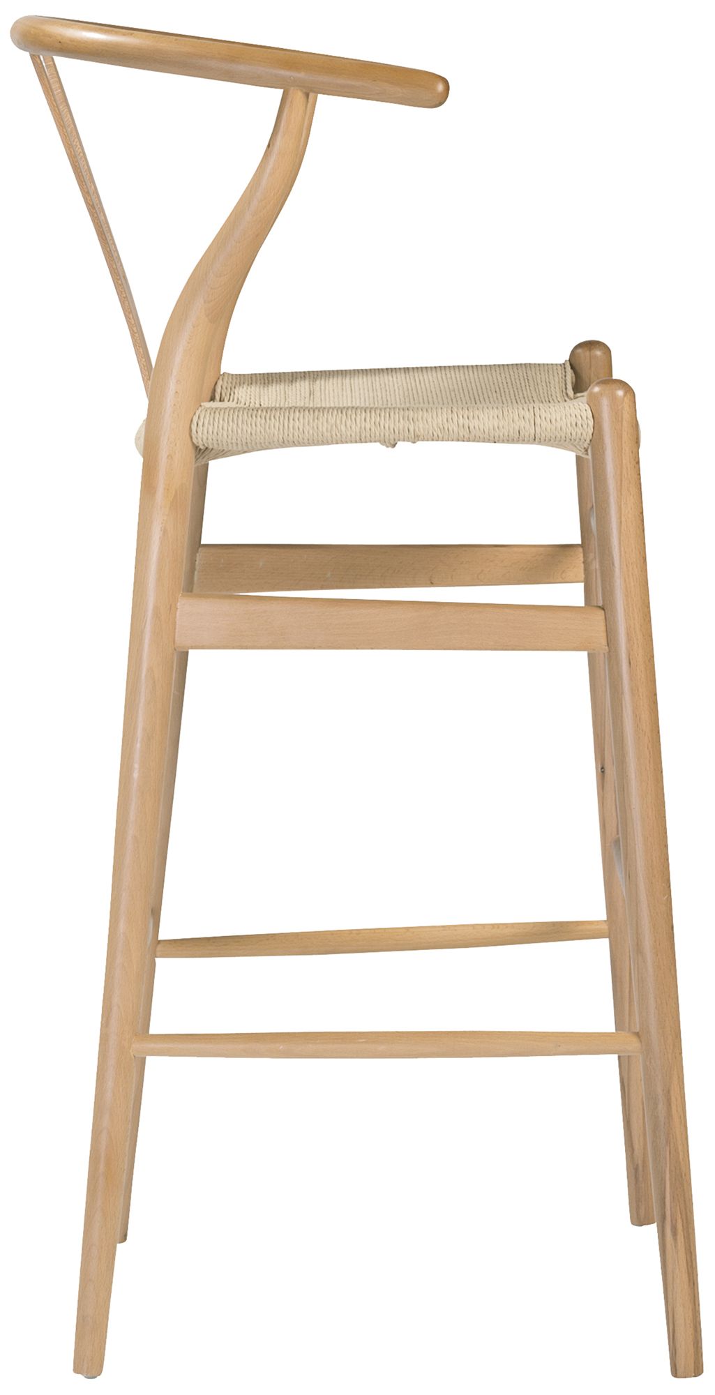 Evelina 30 1/4" Natural Wood Bar Stool