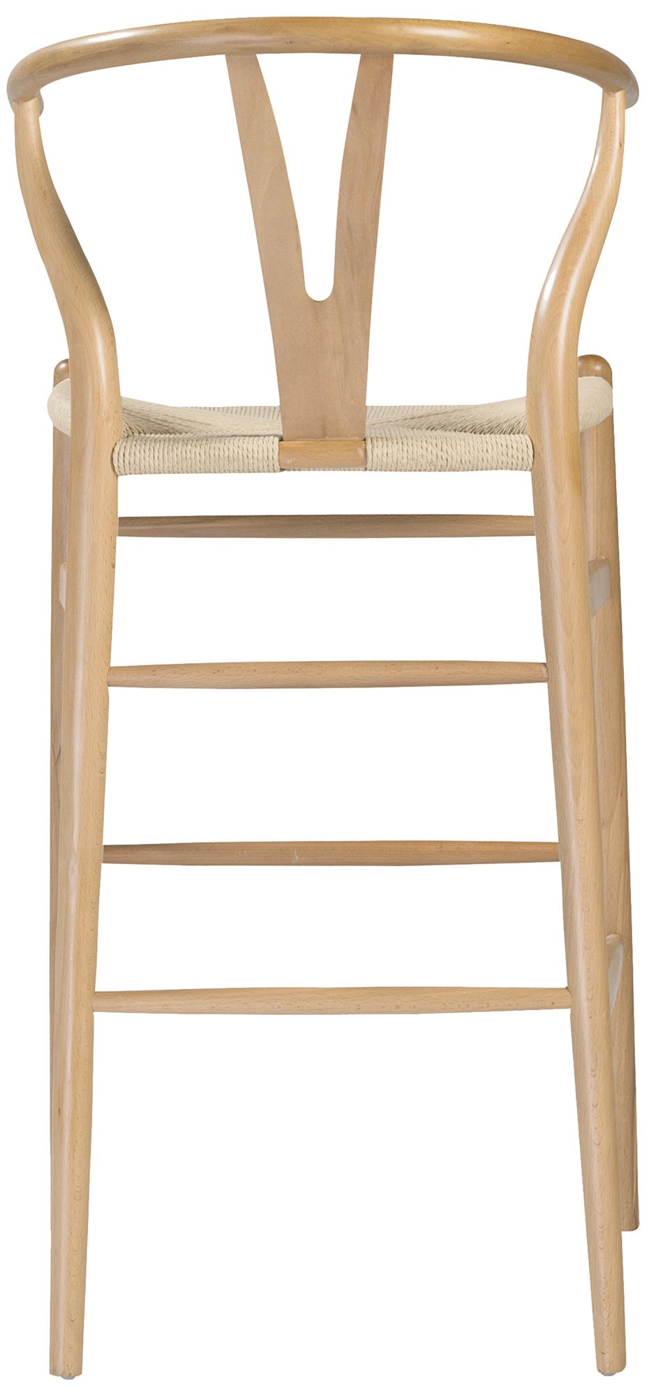 Evelina 30 1/4" Natural Wood Bar Stool