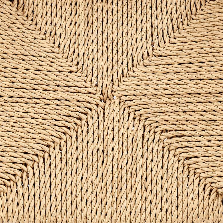 Image 4 Evelina 30" Natural Rattan Outdoor Bar Stool more views