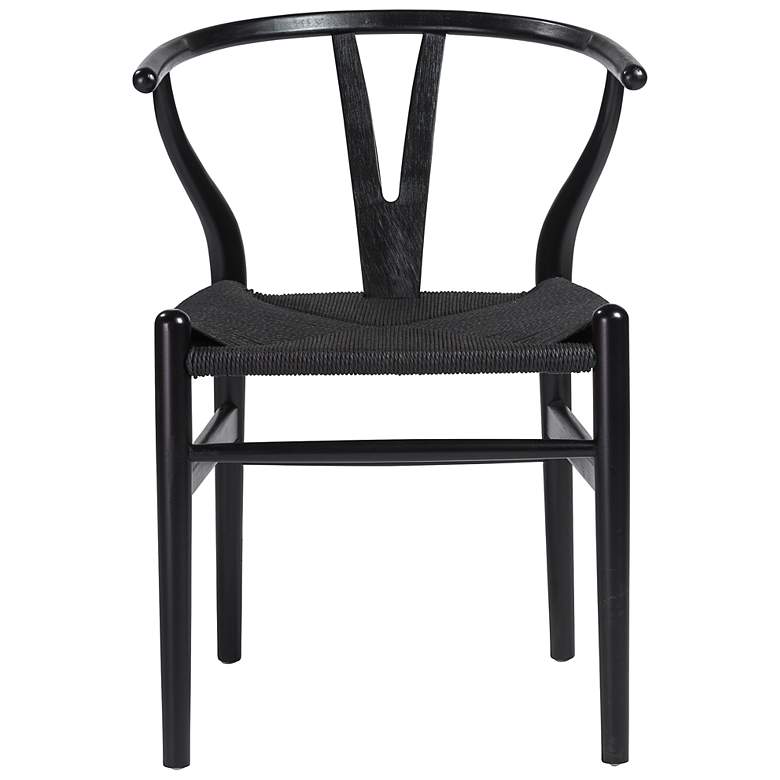 Image 5 Evelina Black Wood Side Chairs Set of 2 more views