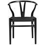 Evelina Black Wood Side Chairs Set of 2 in scene