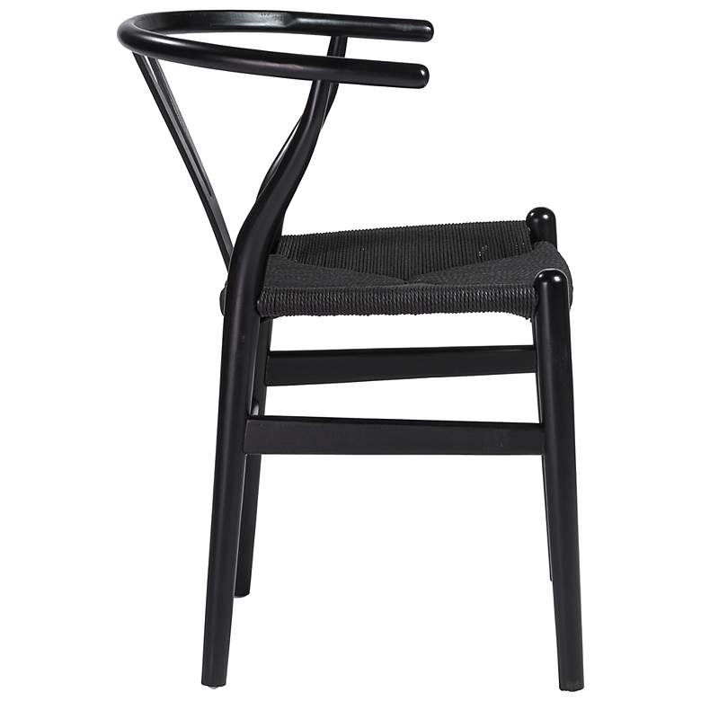 Image 7 Evelina Black Wood Side Chairs Set of 2 more views