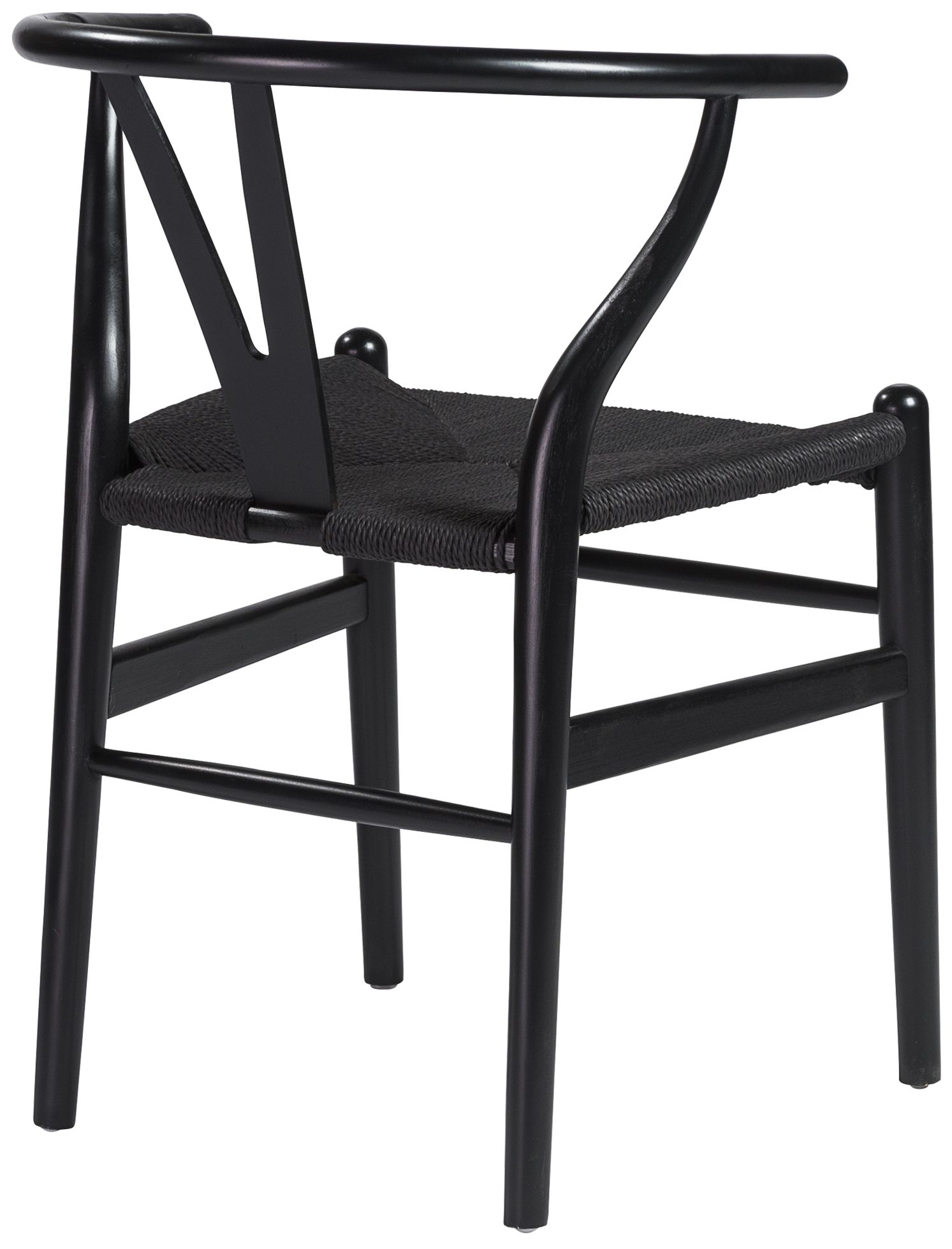 Evelina Black Wood Side Chairs Set of 2 in scene