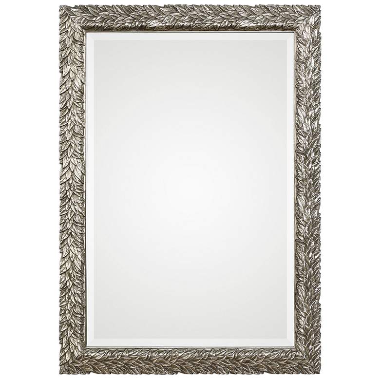 Image 2 Evelina Metallic Silver 24 3/4" x 34 3/4" Wall Mirror