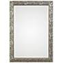 Evelina Metallic Silver 24 3/4" x 34 3/4" Wall Mirror