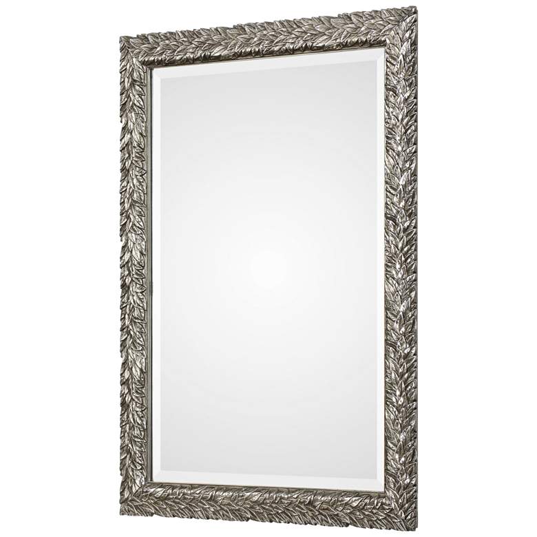 Image 4 Evelina Metallic Silver 24 3/4" x 34 3/4" Wall Mirror more views