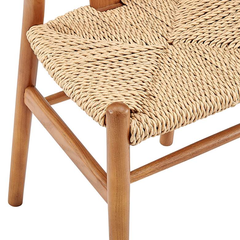 Image 2 Evelina Natural Rattan Outdoor Side Chair more views