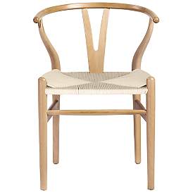 Image3 of Evelina Natural Wood Side Chairs Set of 2 more views