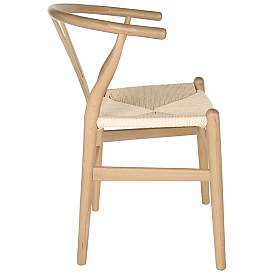 Image5 of Evelina Natural Wood Side Chairs Set of 2 more views