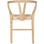 Evelina Natural Wood Side Chairs Set of 2