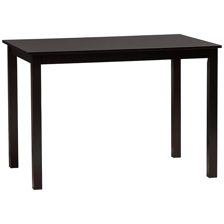 Image 2 Eveline 43 1/4 inch Wide Espresso Brown Rectangular Dining Table