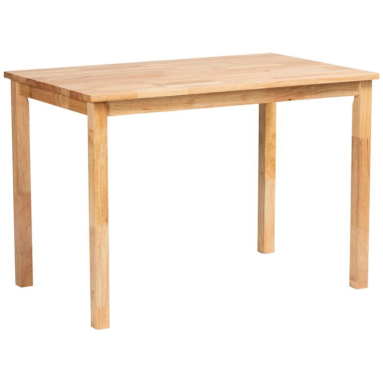 Image 2 Eveline 43 1/4" Wide Natural Brown Wood Dining Table