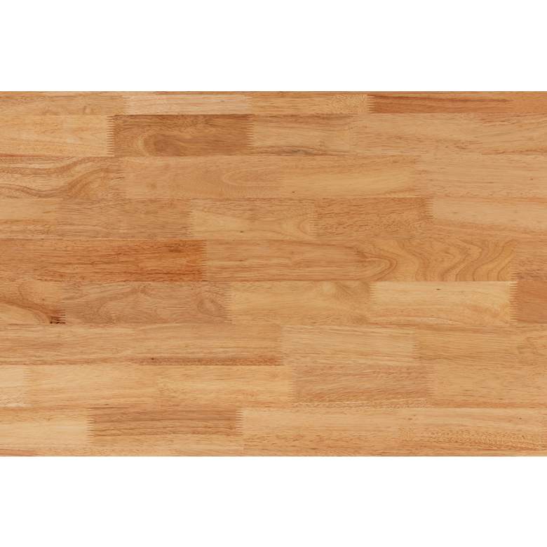 Image 3 Eveline 43 1/4" Wide Natural Brown Wood Dining Table more views