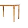 4_Eveline 43 1/4" Wide Natural Brown Wood Dining Table more views