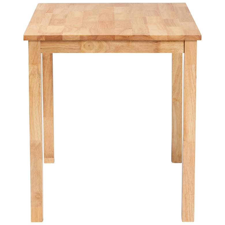 Image 5 Eveline 43 1/4" Wide Natural Brown Wood Dining Table more views