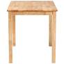5_Eveline 43 1/4" Wide Natural Brown Wood Dining Table more views
