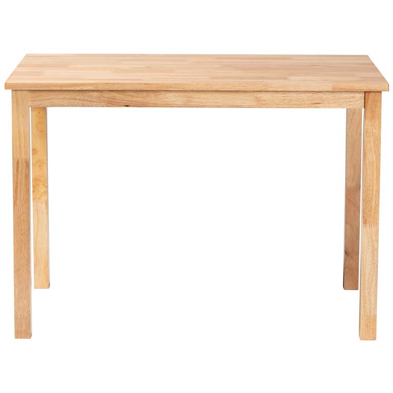 Image 7 Eveline 43 1/4" Wide Natural Brown Wood Dining Table more views