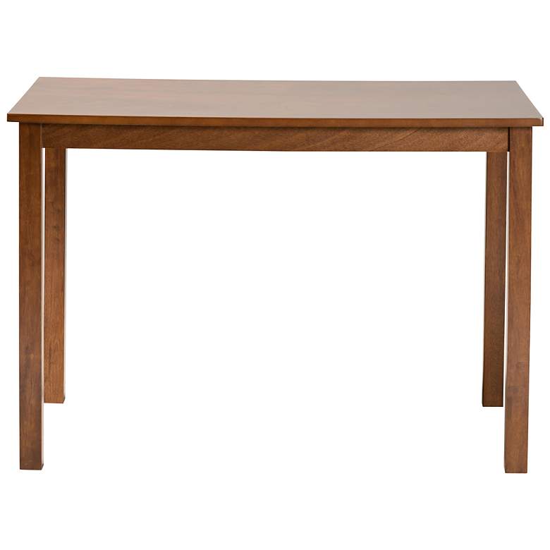 Image 5 Eveline 43 1/4 inchW Walnut Brown Wood Rectangular Dining Table more views