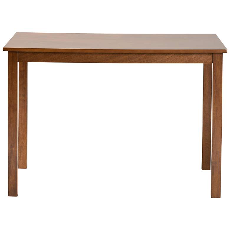Image 5 Eveline 43 1/4"W Walnut Brown Wood Rectangular Dining Table more views
