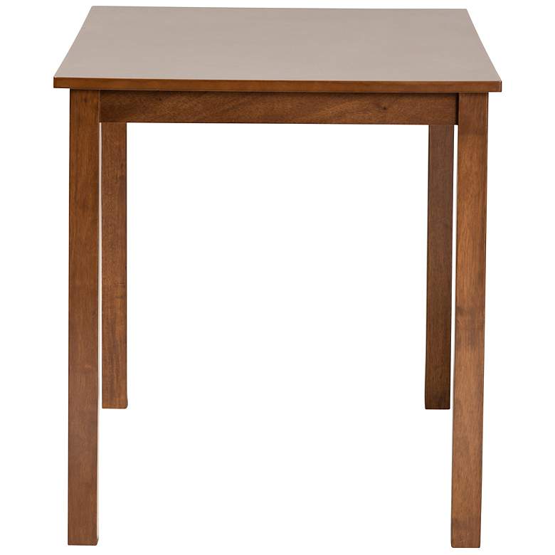 Image 6 Eveline 43 1/4"W Walnut Brown Wood Rectangular Dining Table more views