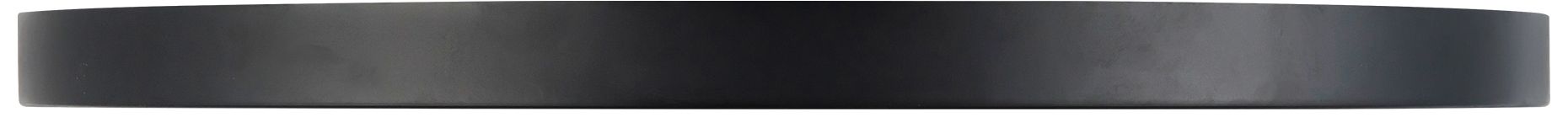 Image 3 Evelyn 15-in Alabaster dimmable LED Flush Mount with Matte Black Finish more views