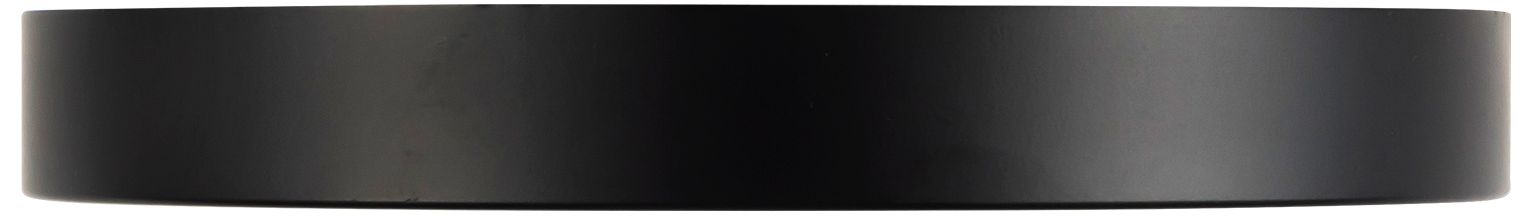Image 3 Evelyn 7-in Alabaster dimmable LED Flush Mount with Matte Black Finish more views