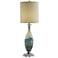 Evelyn Blue and White Layered Glass Table Lamp
