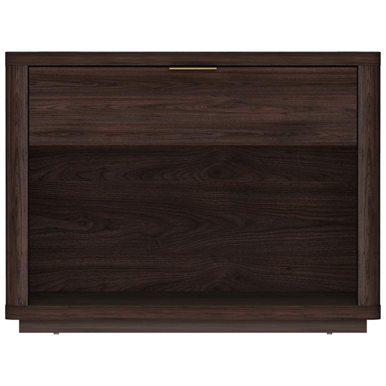 Image 2 Evelyn Modern 32 Nightstand 2.0 with 1 Full Extension Drawer in Brown