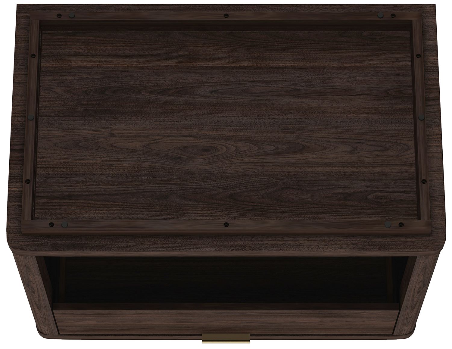 Evelyn Modern 32 Nightstand 2.0 with 1 Full Extension Drawer in Brown