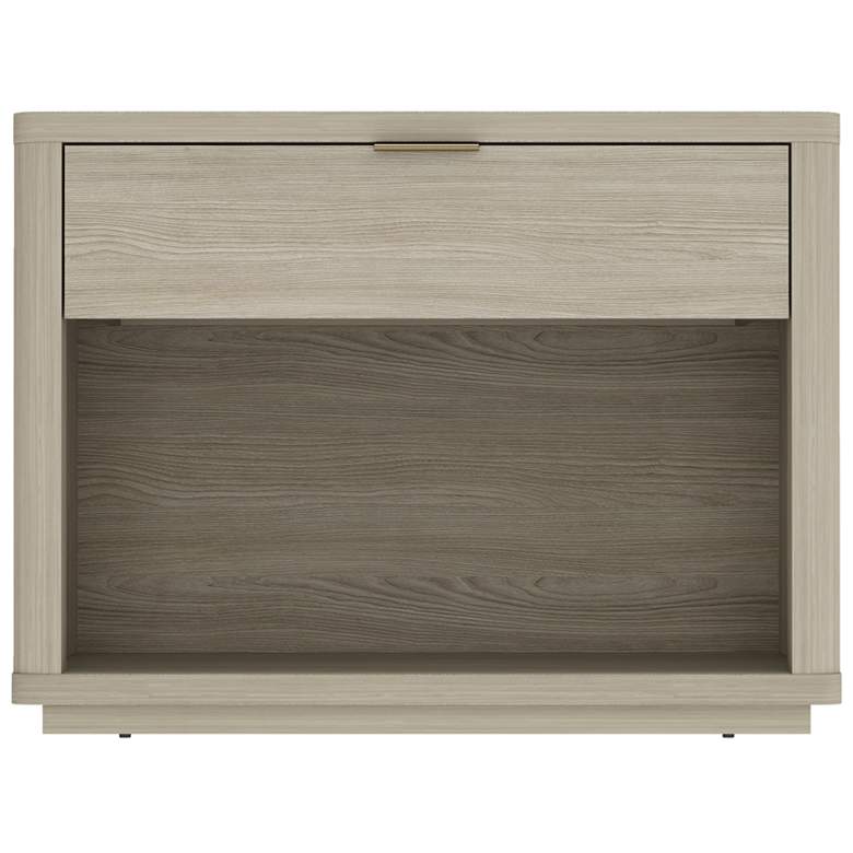 Image 2 Evelyn Modern 32 Nightstand 2.0 with 1 Full Extension Drawer in Natural