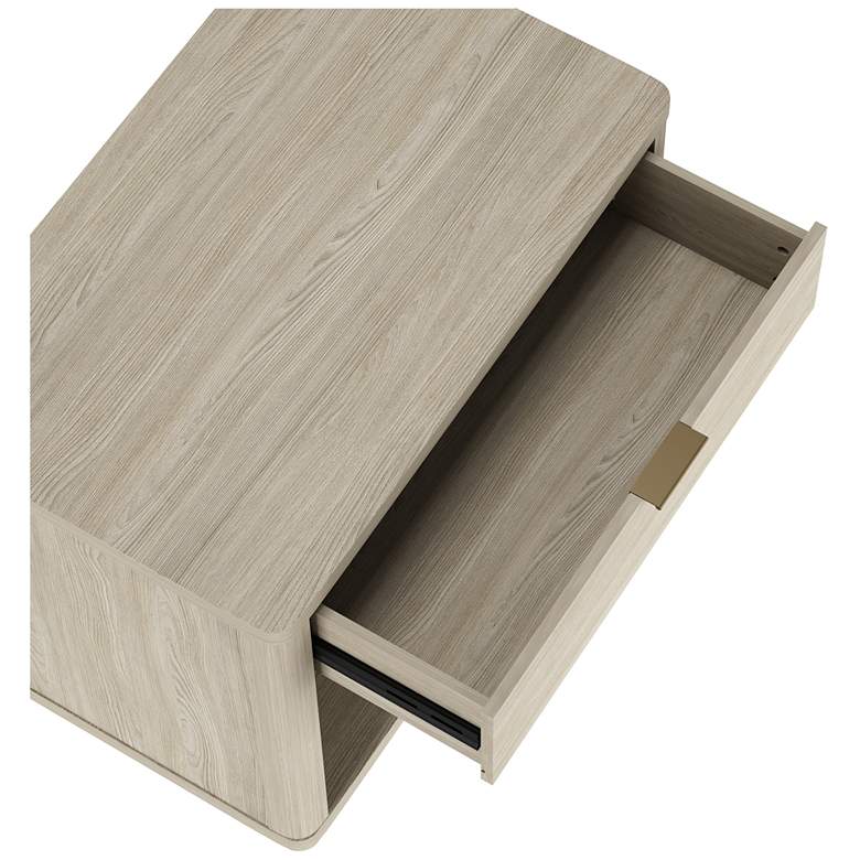 Image 5 Evelyn Modern 32 Nightstand 2.0 with 1 Full Extension Drawer in Natural more views