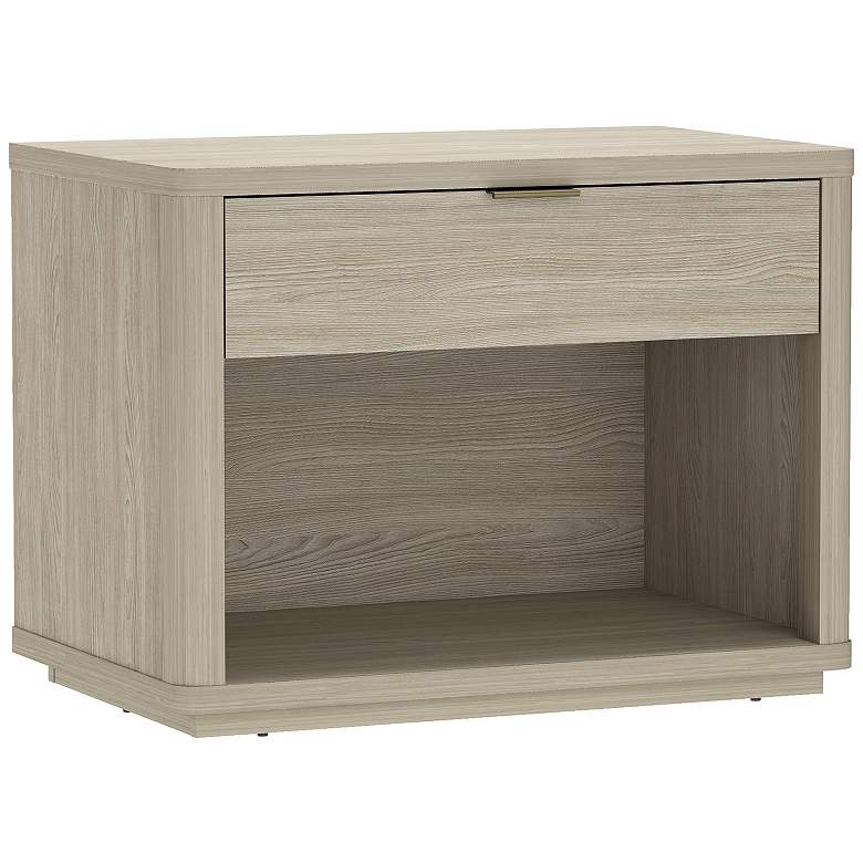 Image 6 Evelyn Modern 32 Nightstand 2.0 with 1 Full Extension Drawer in Natural more views
