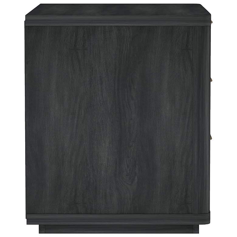 Image 7 Evelyn Modern 32 Nightstand 4.0 with 3 Full Extension Drawers in Charcoal more views