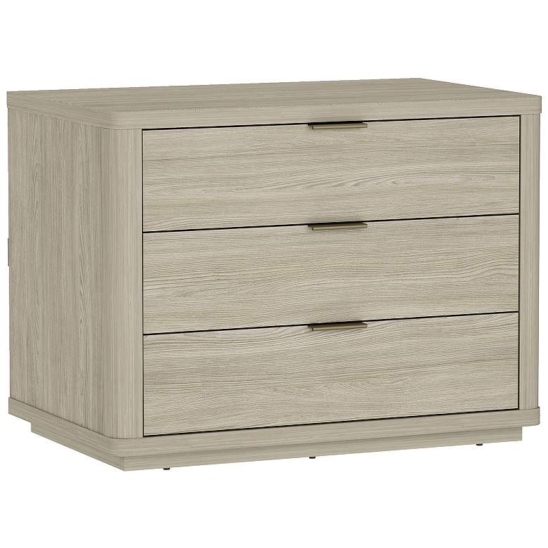 Image 6 Evelyn Modern 32 Nightstand 4.0 with 3 Full Extension Drawers in Natural more views