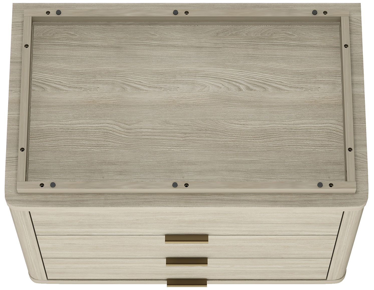 Evelyn Modern 32 Nightstand 4.0 with 6 Full Extension Drawers in Natural -