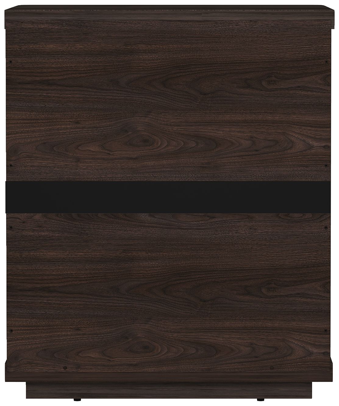 Evelyn Modern Nightstand with 1 Full Extension Drawer in Brown