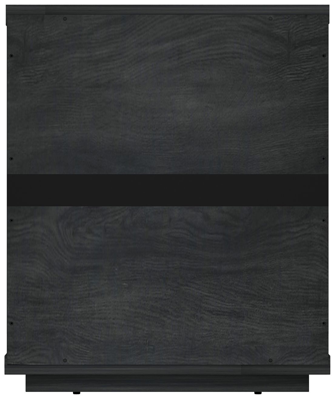 Evelyn Modern Nightstand with 1 Full Extension Drawer in Charcoal Grey