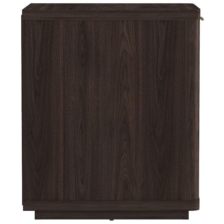 Image 7 Evelyn Modern Nightstand with 2 Full Extension Drawers in Brown - Set of 2 more views