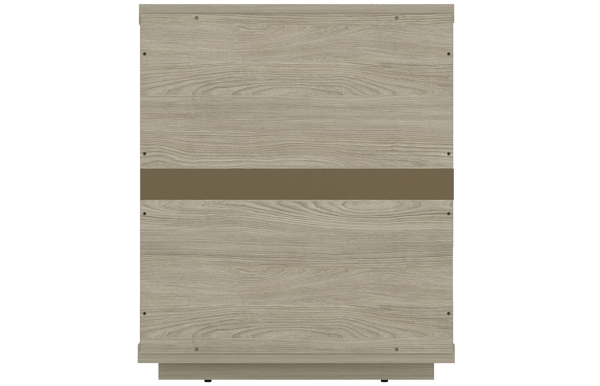 Evelyn Modern Nightstand with 2 Full Extension Drawers in Natural - Set of