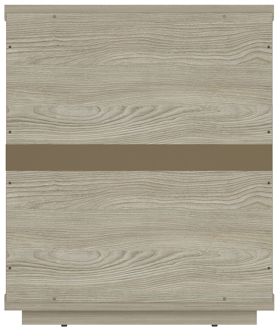 Evelyn Modern Nightstand with 3 Full Extension Drawers in Natural