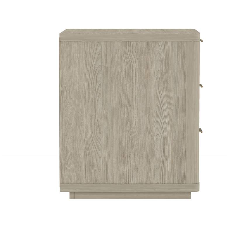Image 7 Evelyn Modern Nightstand with 6 Full Extension Drawers in Natural - Set of more views