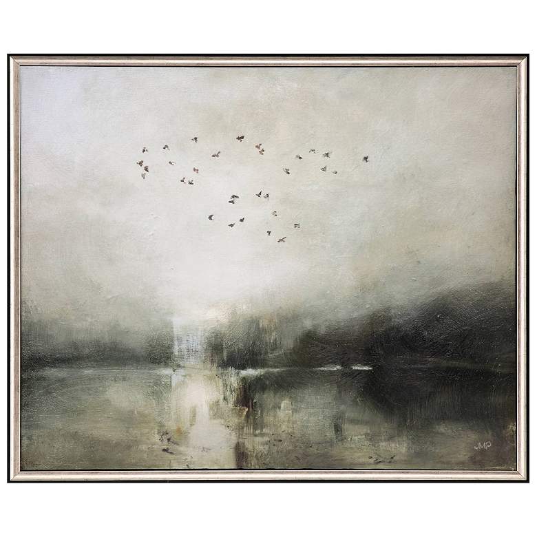 Image 1 Evening Flight 35"W x 29"H Non-Glass Framed Art