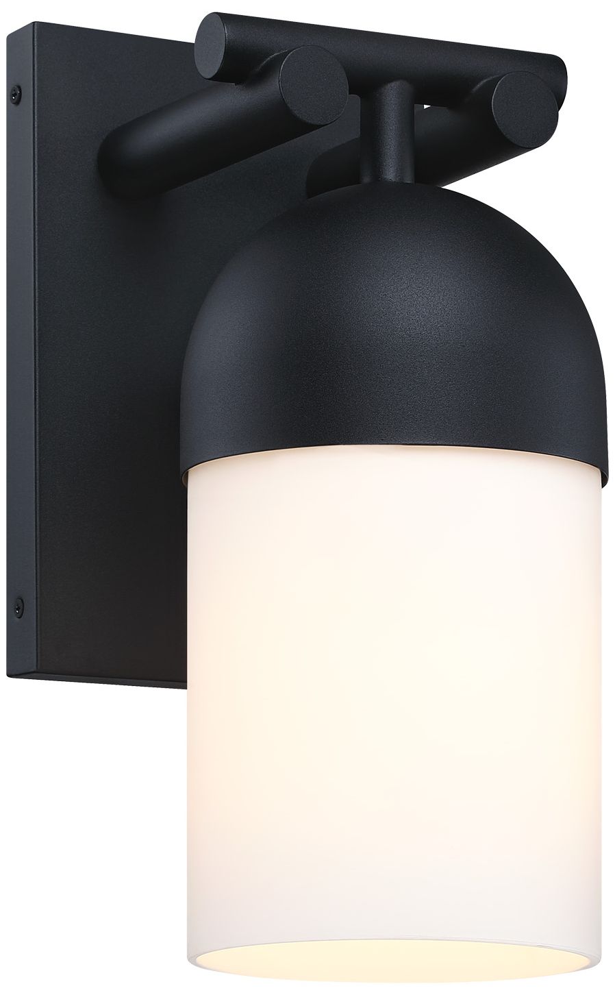 Image 2 Ever Spring 7 in. 1-Light Black Outdoor Wall Sconce Light for Porches