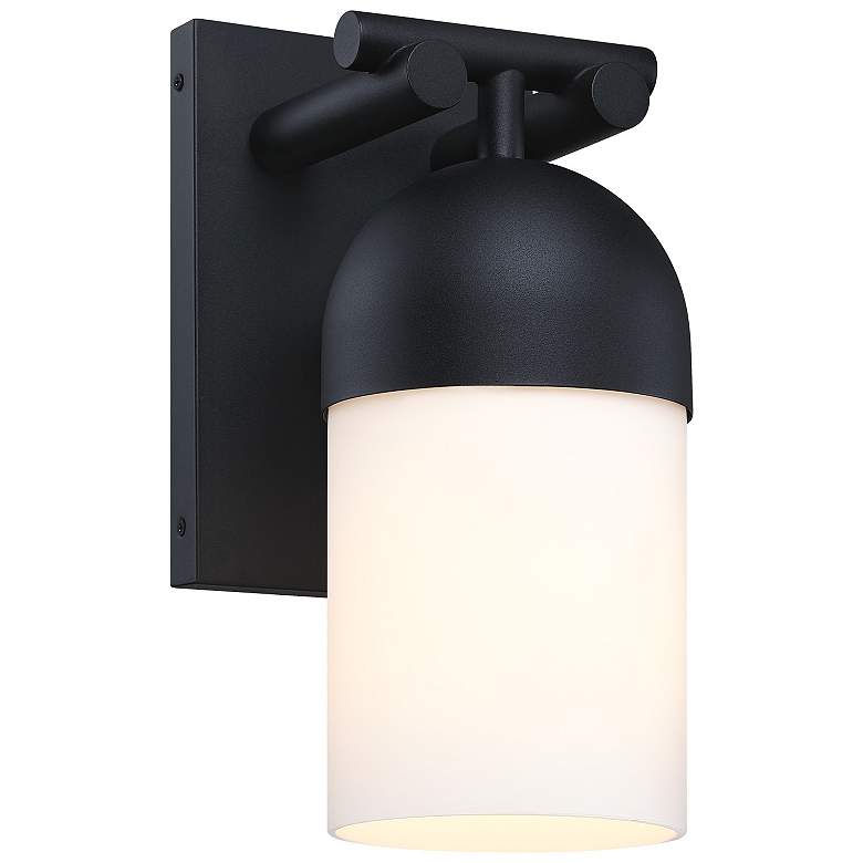 Image 2 Ever Spring 7 in. 1-Light Black Outdoor Wall Sconce Light for Porches